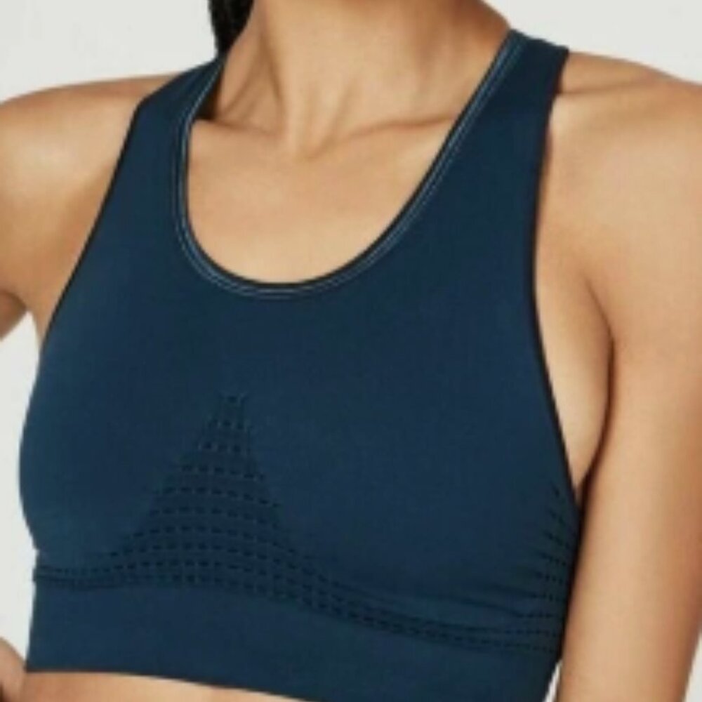 Sweaty Betty Small Stamina Sports Bra in Teal Blue‎ 4920
